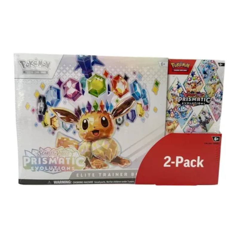 2 Pack ETB + Booster Bundle Prismatic Evolutions