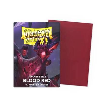 Dragon Shield Japanese Size Sleeves Blood Red