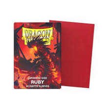 Dragon Shield Japanese Size Sleeves Ruby