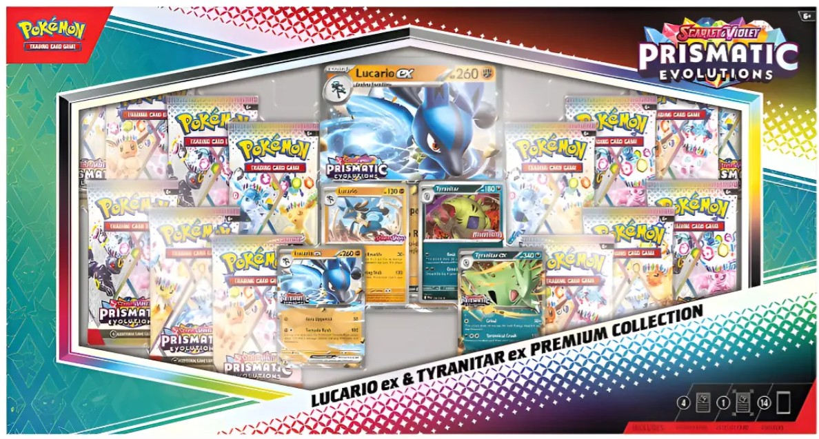 Pokemon Lucario Ex Tyranitar Ex Premium Collection